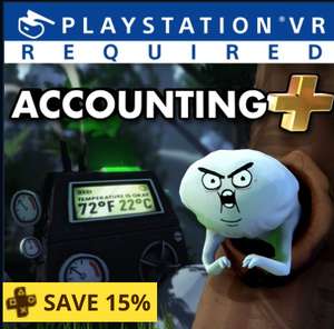 [PS VR] Accounting Plus. 15% discount for PS+ owners @ PSN
