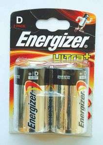 Twin Pack Energizer  Batteries size d and c £1 @ plumbcentre