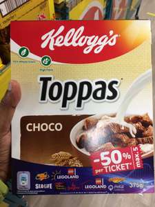 Kelloggs 50% off (up to 5 tickets per voucher) for London Eye & Madame Tussauds with Toppas £1 @ Poundland