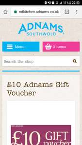 Adnams brewery glitch £3.99 for bottle opener £10 Gift voucher delivered with code