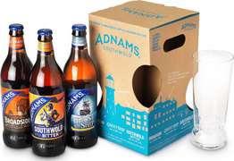 3 beer selection + Adnams glass for 2.99 using TREAT10 code (for those who missed the 6 pack deal)