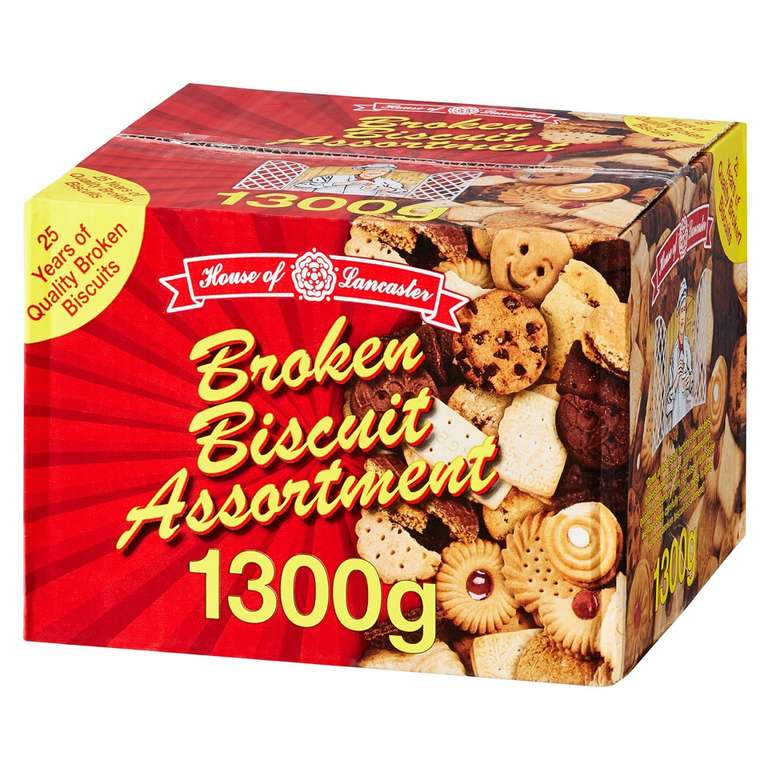 House of Lancaster 1300g Broken Biscuits £2.50 @ Iceland