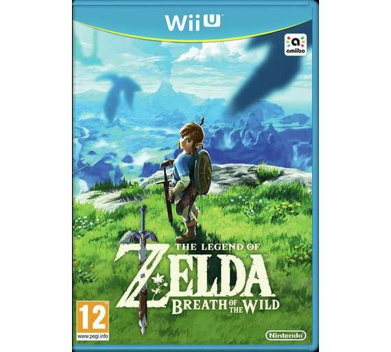 Zelda Breath of the Wild Wii U only £32.99 at Argos and Amazon.