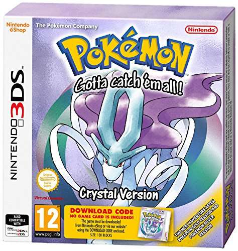 Pokemon Crystal Nintendo 3DS  Packaged Download Code £5.99 (Prime) / £9.98 (non Prime) at Amazon