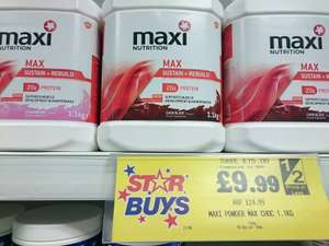 Maxi Nutrition Max Protein Powder (Strawberry/Chocolate) - £9.99 instore @ Home Bargains/B&M
