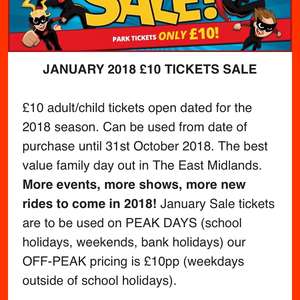 TWINLAKES tickets for £10
