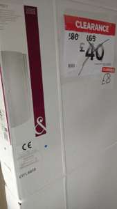 Cook & Lewis curved shower screen £8 in-store  at B&Q