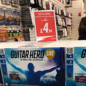 Guitar Hero Live for iPhone, iPad and iPod Touch £4.99 @ Watt Brothers instore