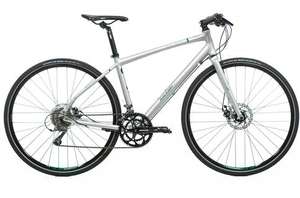 Raleigh Strada 5 hybrid bike with disc brakes £330 40% reduction Evan Cycles