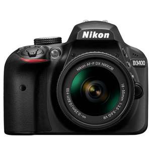 Nikon D3400 £100 off with lens £349 with code @ Argos