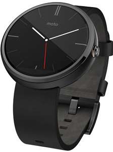 1st Gen Motorola Moto 360 Black With Black Leather Band, B Grade + 2 Years Warranty £66.50 delivered (£65 in store)  @ CeX