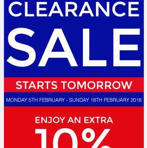 Boundary mill clearance event - up to 70% off RRP in store event