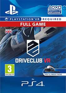 Driveclub VR (PS4 (PSVR) - PSN code) £11.99 at Amazon