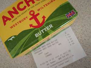 Anchor butter £1.50 @ Iceland
