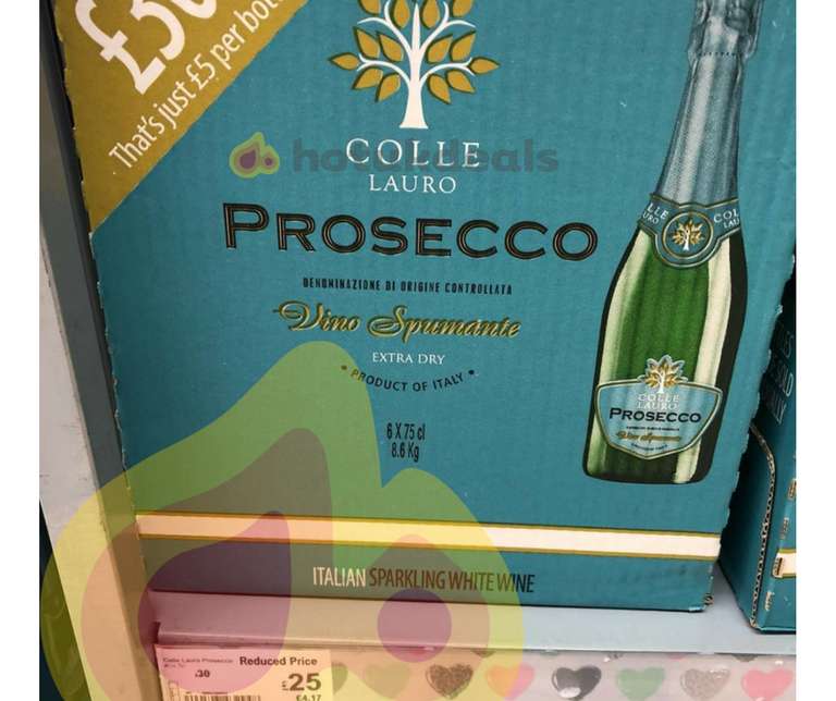 Prosecco 6 bottles £25 @ Asda  Instore