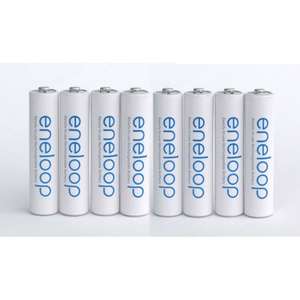 Panasonic Eneloop AAA HR03 Rechargeable NiMH Batteries 800mAh (Min. 750mah) AAA - Value 8 Pack £11.15 delivered 7Dayshop