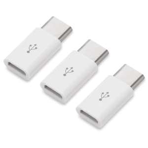 3 pcs Micro USB to Type-C Adapter - 58p Delivered @ Gearbest