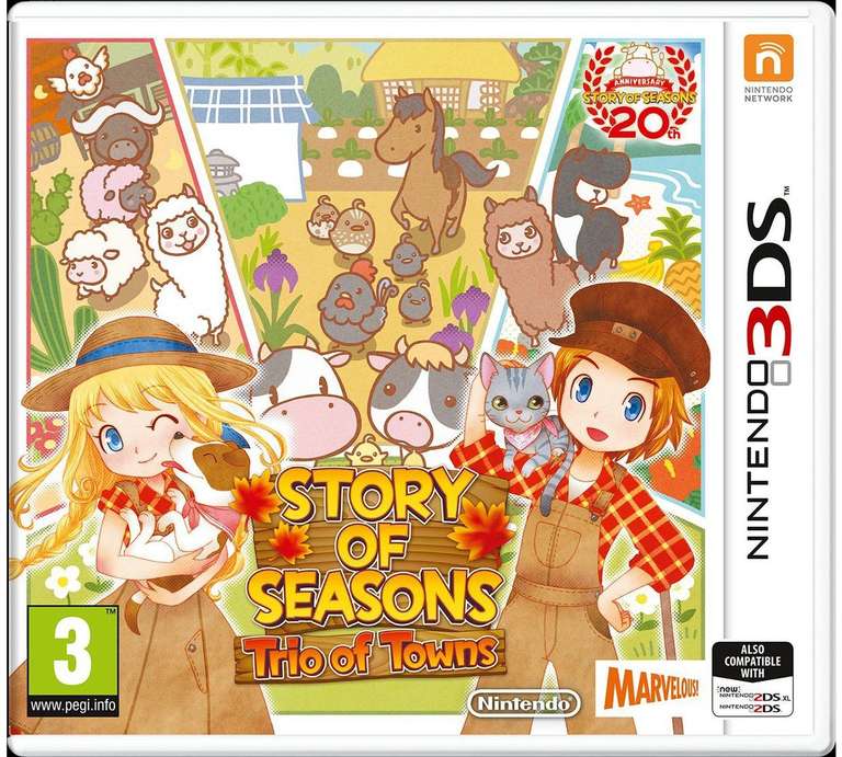 Story of Seasons 2: Trio of Towns - Nintendo 3DS £15.99 @ Argos (Free Click & Collect or £3.95 delivery... stock depending!)