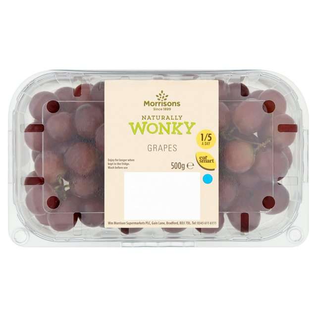 Morrisons wonky grapes 500g £1.25 @ Morrisons