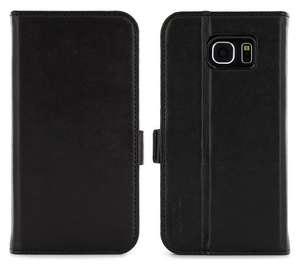 Samsung Galaxy S6 Leather Style Folio Case in Black - £3.99 + Free click and collect at Argos