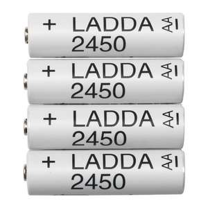 IKEA LADDA AA NI-MH batteries: £5.50 - 50p on your birthday with voucher (Possibly eneloop pros)
