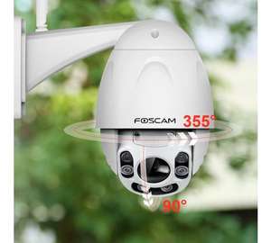 Foscam FI9928P 1080P HD PTZ with 60m Starvis Night Vision, FREE CLOUD £219.99 - Argos