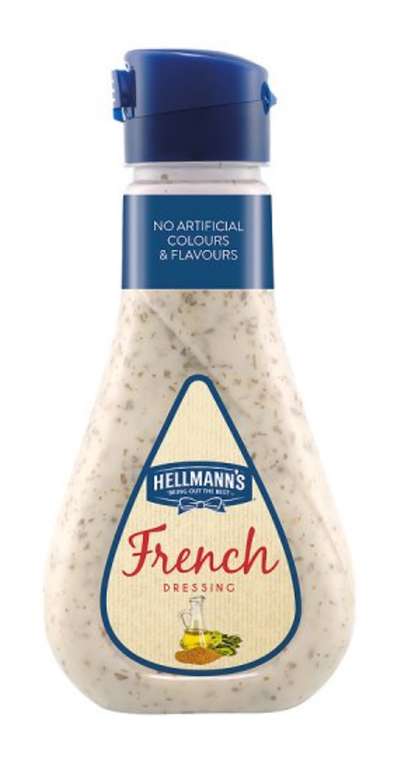 Hellmans French Dressing 235ml Three for £1 @ Heron Frozen Foods