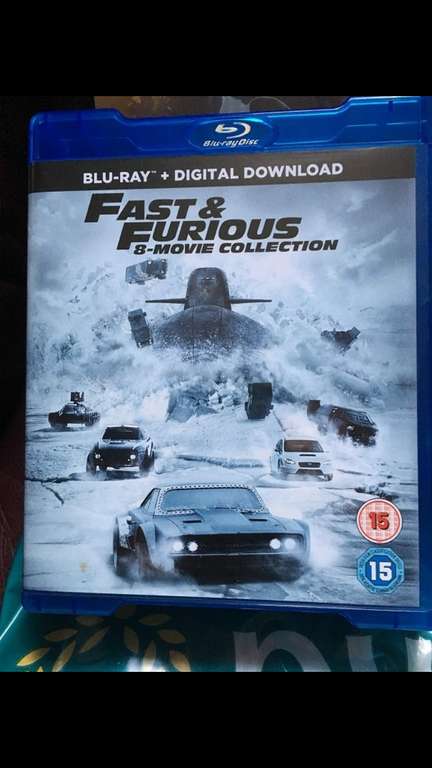 Fast and furious 8 movie collection on blu ray only £1 at poundland (Wolverhampton store)