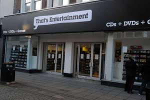 75% off 'That's Entertainment' Livingston outlet closing down sale.