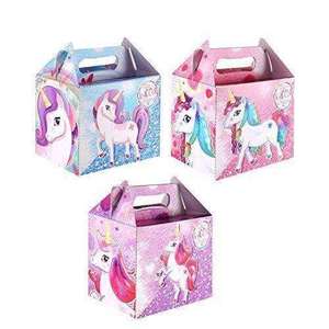 10 x Unicorn Party Boxes £4.49 + FREE delivery at Amazon! Sold and fulfilled by Diamante Crafts