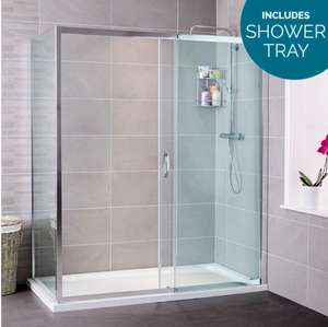 1200 x 800 Shower Enclosure - Free click and collect - 15 year warranty - £289.99 down from 979.99 @ Better Bathrooms