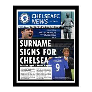 Personalised Chelsea FC News MISPRICED £0.0 (+£3.99 del) @ Prezzybox