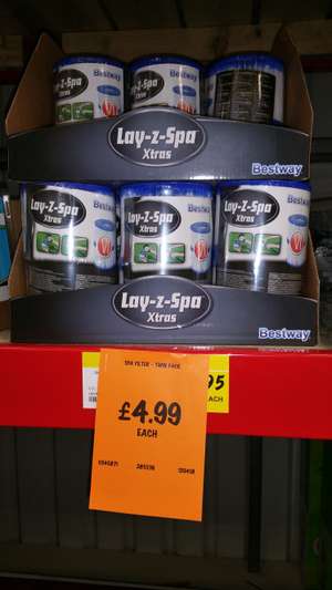 Lay-Z Spa VI filters x2 £4.99 @ Bunnings Instore