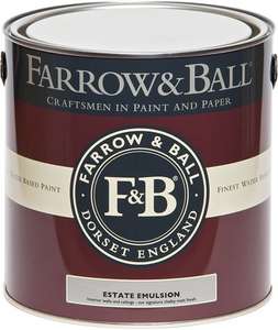 Farrow & Ball Estate Emulsion £35 for 2.5l at Bunnings in-store