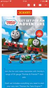 Free Thomas & Friends™ DVD with every Thomas & Friends Train Set! @ Hornby