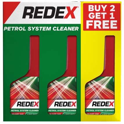 Redex Petrol system cleaner 3 pack only £1 @ b&m