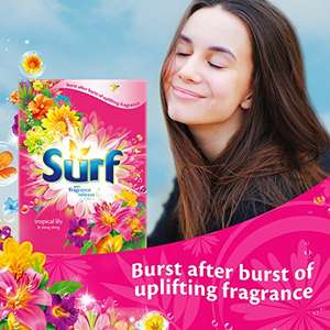 Surf Tropical Lily & Ylang Washing Powder 45 Wash 3.185kg £5 half price amazon pantry