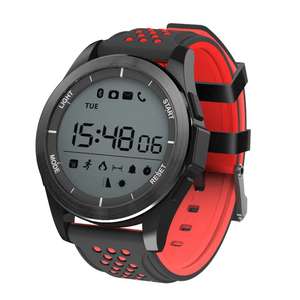 NO.1 F3 Sports Smartwatch Bluetooth 4.0 (Sedentary Reminder / Sleep Monitor Pedometer / IP68 Waterproof) £9.95 Delivered with code @ Rosegal