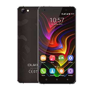 Rugged Smartphone, OUKITEL C5 Pro Unlocked 4G Dual SIM Mobile Phone 5 Inches IPS HD Shockproof Screen Quad Core 2GB RAM 16GB ROM 5MP+8MP Cameras 3000mAh Battery Android 6.0 GPS Cell Phone - Black £53.54 @ Amazon