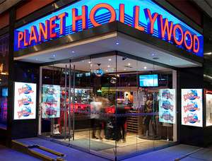 2-Course Meal and Drink at Planet Hollywood London £16 for Adults and £9.50 for Children @ Attractiontix