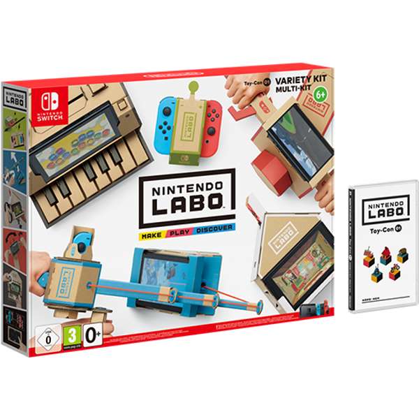 Nintendo Labo Toy-Con 01: Variety Kit for Nintendo Switch £52.99 Delivered / Nintendo Switch Console with Neon Red & Blue Joy-Con Controllers Labo Mega Bundle £389 at 365 Games