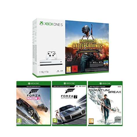 Xbox One S 1TB PUBG + Forza Horizon 3 + Forza 7 + Quantum Break £249.99 @ amazon