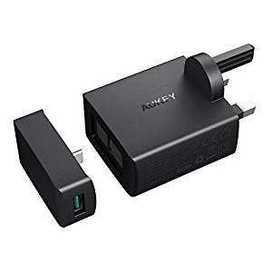 Aukey USB C Wall Charger with Power Delivery 29W 1 USB C Port or Dual USB Ports - £9.99 (Prime) £13.98 (Non Prime) @ Sold by AUKEY direct and Fulfilled by Amazon