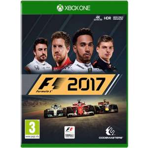 F1 2017 XBOX ONE (also PS4) @ Zavvi - £20.98