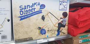 Sand pit mini digger £19 homebase