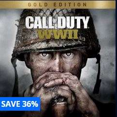 Call of Duty WW2 Gold Edition - £34.99 @ PSN