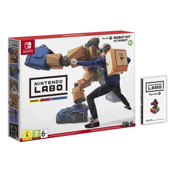 Nintendo Labo Robot Kit 1 £57.85 / Nintendo Labo Variety Kit 1 £49.99 / Nintendo Labo Customisation Set 1  £7.85 (Nintendo Switch) Delivered @ Base