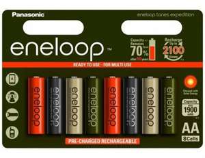 Panasonic Eneloop Expedition Limited Edition AAA Ni-Mh Ready to Use Rechargeable Batteries Min 750mAh - 8 Pack 7dayshop £11.99 delivered