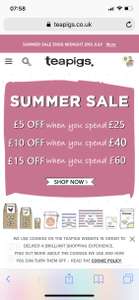 Teapigs Summer Sale - (+ £3.50 Delivery or  FREE over £35.00)