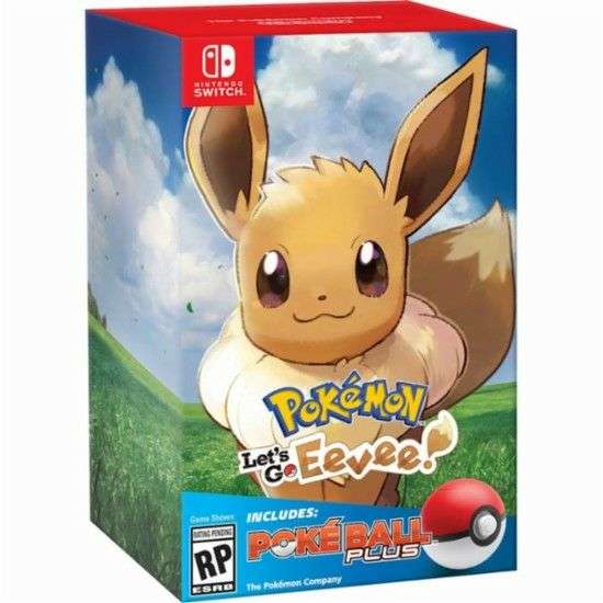 Pokémon Let's Go, Eevee! + Poké Ball Plus Bundle £74.99 at Very.co.uk (Nintendo Switch)
